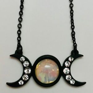 Triple Moon Necklace